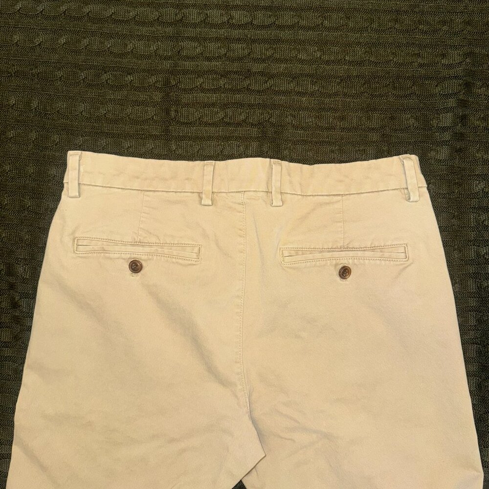 Khaki Flat Front Pants - Picture 3 of 5